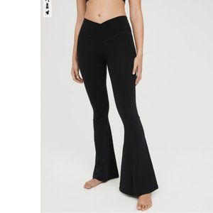 OFFLINE by Aerie - High Waisted Crossover Super Flare Legging - Size Medium